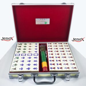 Family Game Mahyong Set│Golden Crystal Clear Mahjong │Mahyong Set High Quality
